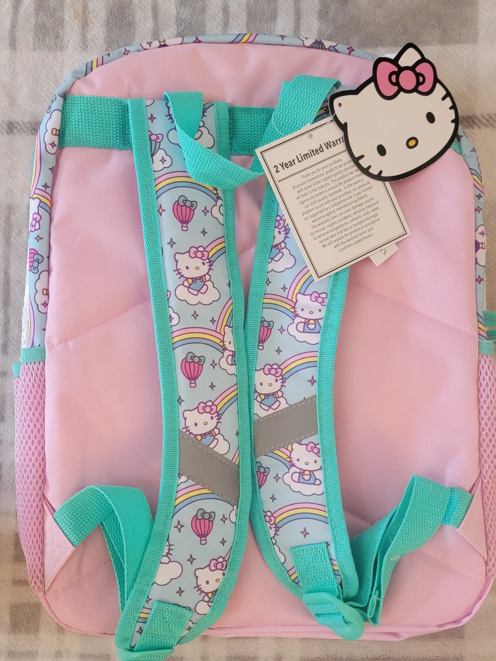 Hello Kitty Girls' Pink Sequin Character Backpack 16